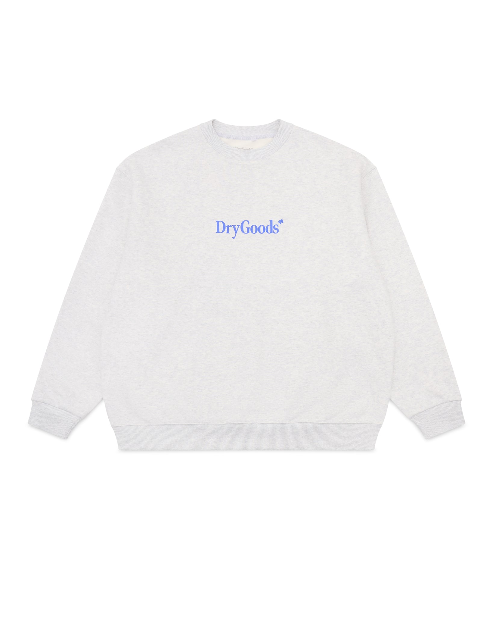 DryGoods White Marle Crewneck