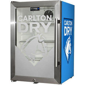 Carlton Dry x Schmick Bar Fridge 70L Mid Blue (Stainless Steel Finish)