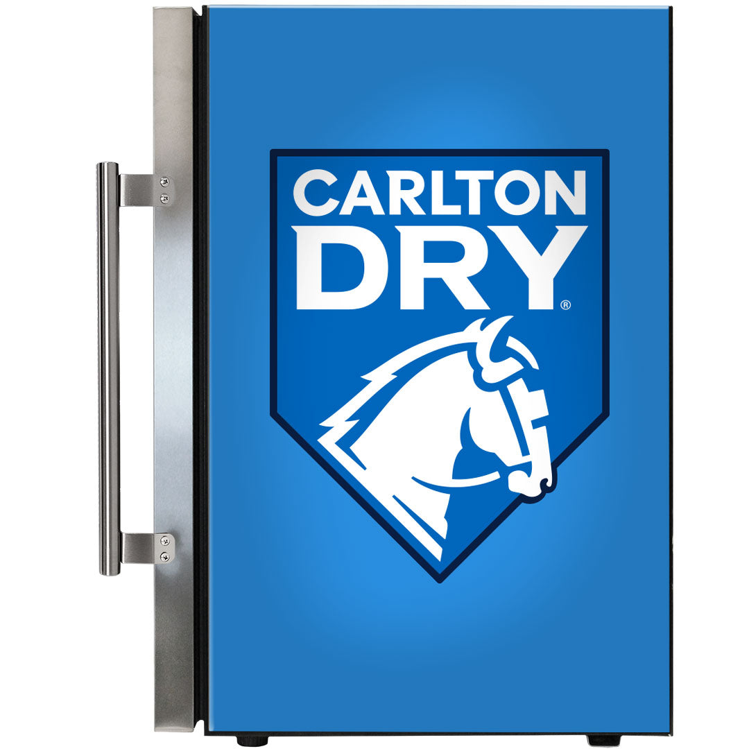 Carlton Dry x Schmick Bar Fridge 70L Mid Blue (Stainless Steel Finish)