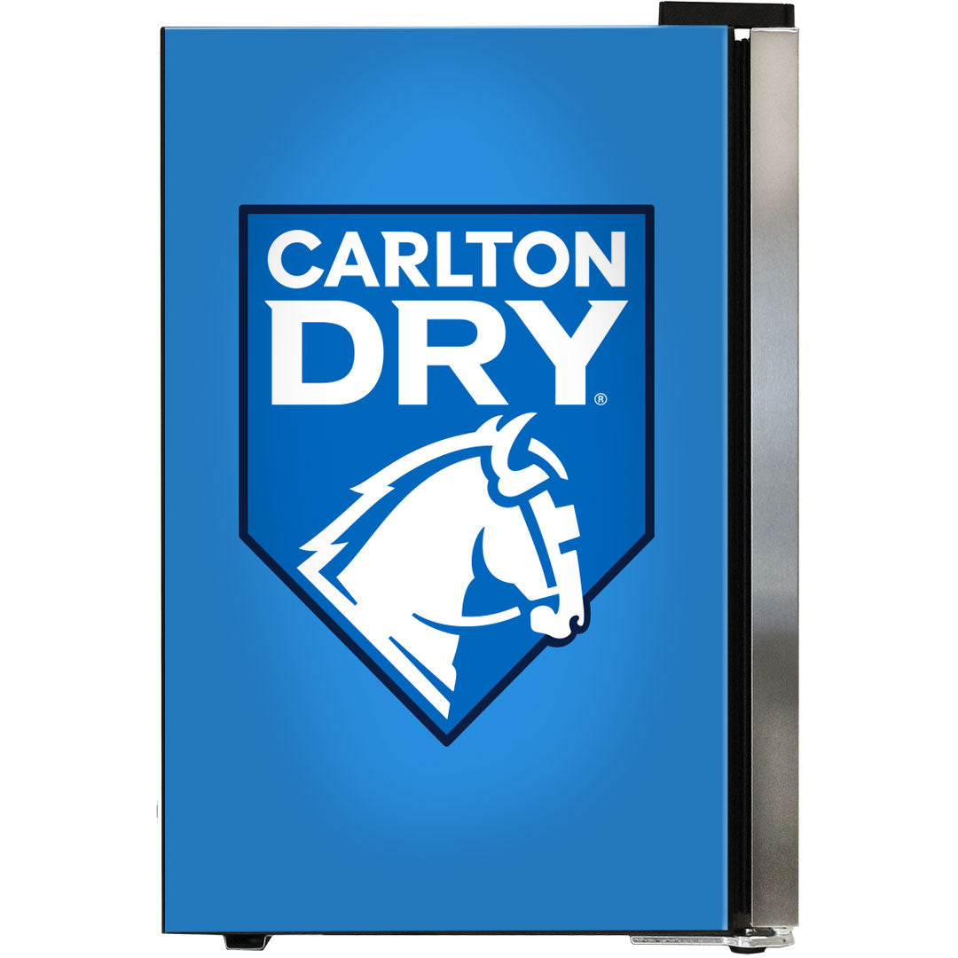 Carlton Dry x Schmick Bar Fridge 70L Mid Blue (Stainless Steel Finish)