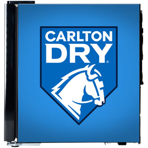 Carlton Dry Glass Door Bar Fridge 46L Mid Blue