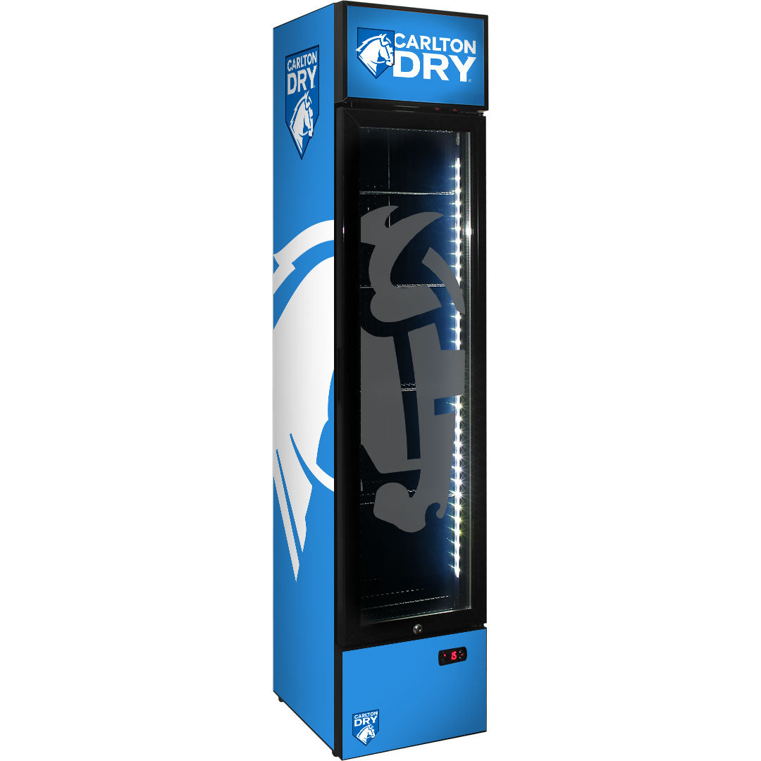 Carlton Dry x Schmick Tropical Rated Bar Fridge Mid Blue (160L)