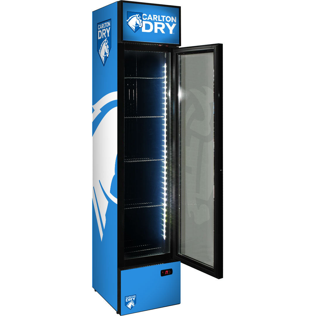 Carlton Dry x Schmick Tropical Rated Bar Fridge Mid Blue (160L)